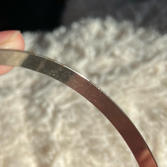 Set Silver Bangle Bracelets - Picture 6 of 6